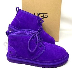 UGG NEUMEL Mid Top Casual Snow Boots Suede Violet Women's Size 1094269 MSHL